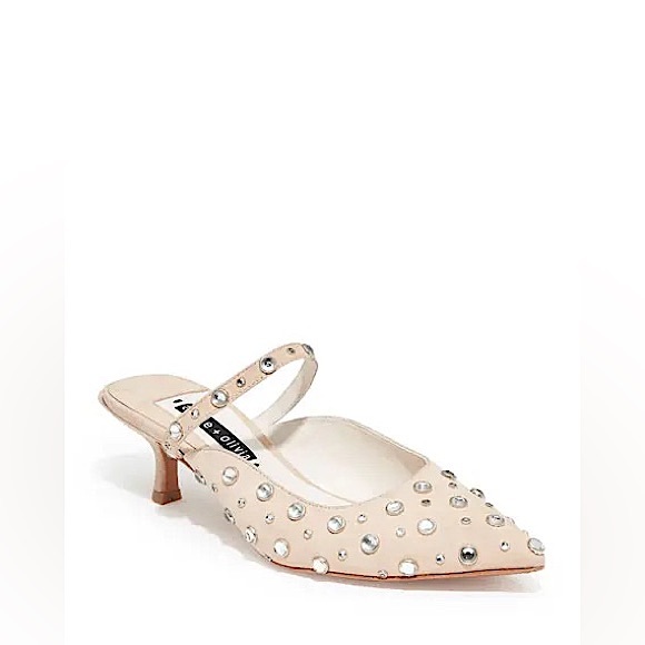 NEW ALICE + OLIVIA Margo Mirror Studded 8 1/2. now $50 - Picture 3 of 4